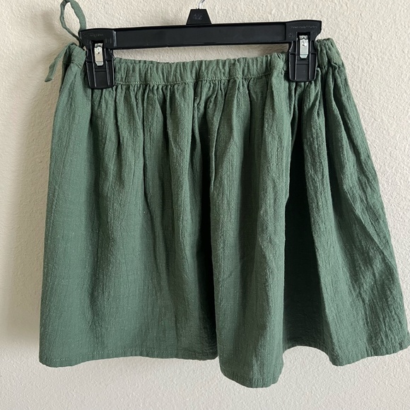 NWT Long Live The Queen Green Cotton Girl's Skirt size 8 - Picture 6 of 9